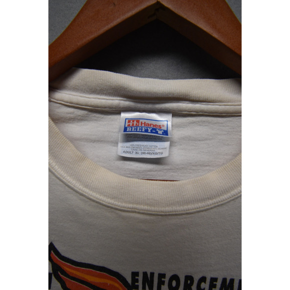 Vintage 2001 Special Olympics Delaware Law Enforcement Torch Run T-Shirt Hanes B - Picture 3 of 11